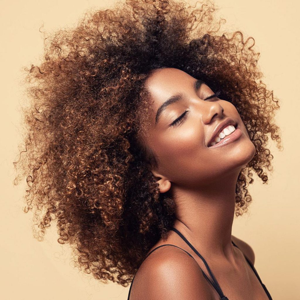 Girl With Afro Curls. Dr. Chaffoo in La Jolla